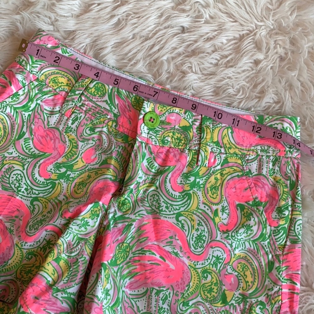 Lilly Pulitzer Pink and Green Patterned Shorts - Picture 11 of 14